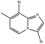 3,8-dibromo-7-methylimidazo[1,2-a]pyridine Structure