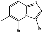 3,5-dibromo-6-methylimidazo[1,2-a]pyridine Structure