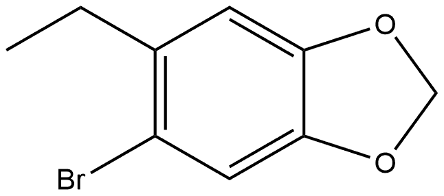 5-Bromo-6-ethyl-1,3-benzodioxole Structure