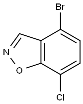 1,2-Benzisoxazole, 4-bromo-7-chloro- Structure