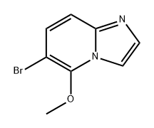 Imidazo[1,2-a]pyridine, 6-bromo-5-methoxy- Structure