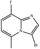 3-bromo-8-fluoro-5-methylimidazo[1,2-a]pyridine Structure