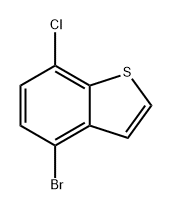 Benzo[b]thiophene, 4-bromo-7-chloro- Structure