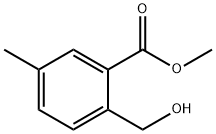 Benzoic acid, 2-(hydroxymethyl)-5-methyl-, methyl ester Structure