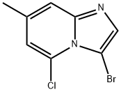 3-bromo-5-chloro-7-methylimidazo[1,2-a]pyridine Structure