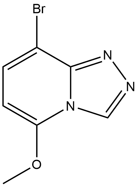 8-Bromo-5-methoxy-[1,2,4]triazolo[4,3-a]pyridine 구조식 이미지