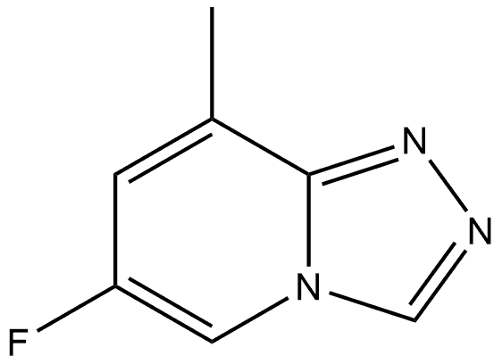 6-Fluoro-8-methyl-[1,2,4]triazolo[4,3-a]pyridine Structure