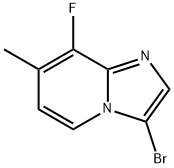 3-bromo-8-fluoro-7-methylimidazo[1,2-a]pyridine Structure