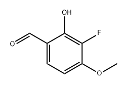 Benzaldehyde, 3-fluoro-2-hydroxy-4-methoxy- 구조식 이미지