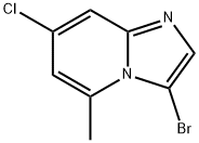 3-bromo-7-chloro-5-methylimidazo[1,2-a]pyridine Structure