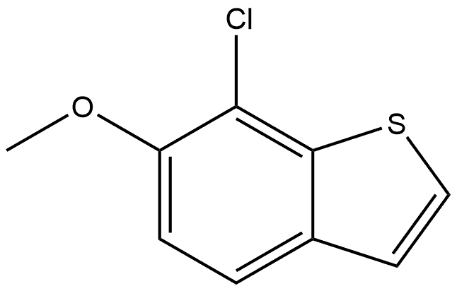 7-chloro-6-methoxybenzo[b]thiophene Structure