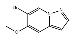 Pyrazolo[1,5-a]pyridine, 6-bromo-5-methoxy- 구조식 이미지