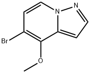 5-Bromo-4-methoxypyrazolo[1,5-a]pyridine 구조식 이미지
