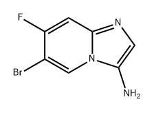 6-bromo-7-fluoroimidazo[1,2-a]pyridin-3-amine Structure