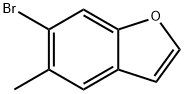 Benzofuran, 6-bromo-5-methyl- Structure