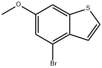 Benzo[b]thiophene, 4-bromo-6-methoxy- Structure