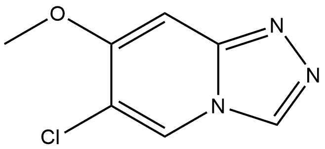 6-Chloro-7-methoxy-[1,2,4]triazolo[4,3-a]pyridine Structure