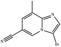 3-bromo-8-methylimidazo[1,2-a]pyridine-6-carbonitrile Structure