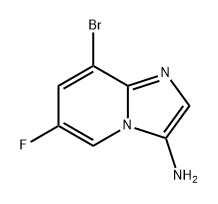 8-bromo-6-fluoroimidazo[1,2-a]pyridin-3-amine Structure