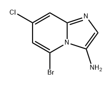 5-bromo-7-chloroimidazo[1,2-a]pyridin-3-amine Structure