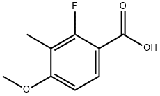 2-fluoro-4-methoxy-3-methylbenzoic acid Structure