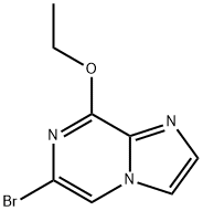 Imidazo[1,2-a]pyrazine, 6-bromo-8-ethoxy- Structure