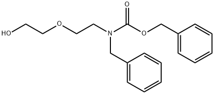 Carbamic acid, N-[2-(2-hydroxyethoxy)ethyl]-N-(phenylmethyl)-, phenylmethyl ester Structure