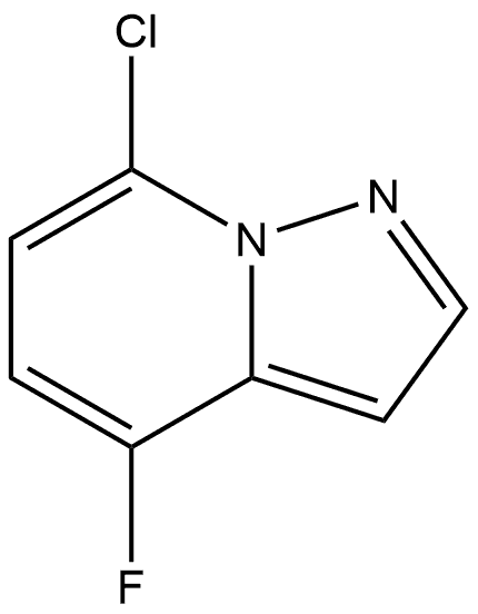 7-Chloro-4-fluoropyrazolo[1,5-a]pyridine Structure