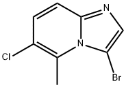 3-bromo-6-chloro-5-methylimidazo[1,2-a]pyridine 구조식 이미지