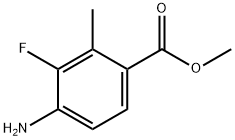 methyl 4-amino-3-fluoro-2-methylbenzoate Structure