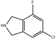 6-Chloro-4-fluoro-2,3-dihydro-1H-isoindole Structure