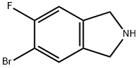 5-bromo-6-fluoroisoindoline Structure