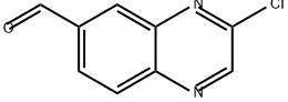 6-Quinoxalinecarboxaldehyde, 3-chloro- Structure