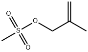 2-Propen-1-ol, 2-methyl-, 1-methanesulfonate Structure