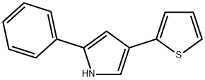 2-phenyl-4-(thiophen-2-yl)-1H-pyrrole Structure