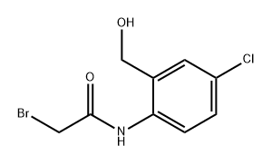 Acetamide, 2-bromo-N-[4-chloro-2-(hydroxymethyl)phenyl]- Structure