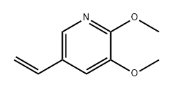 Pyridine, 5-ethenyl-2,3-dimethoxy- Structure