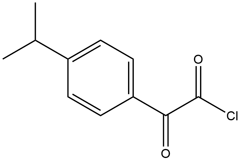 4-(1-Methylethyl)-α-oxobenzeneacetyl chloride Structure