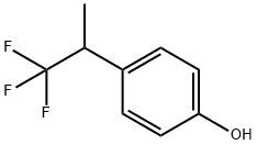 Phenol, 4-(2,2,2-trifluoro-1-methylethyl)- Structure