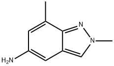 2H-Indazol-5-amine, 2,7-dimethyl- Structure