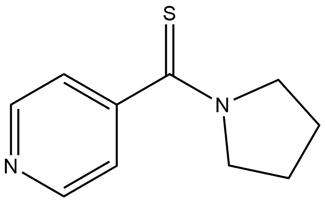 pyridin-4-yl(pyrrolidin-1-yl)methanethione Structure