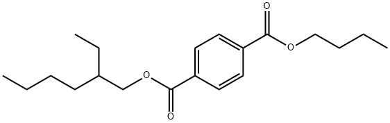 1,4-Benzenedicarboxylic acid, 1-butyl 4-(2-ethylhexyl) ester Structure