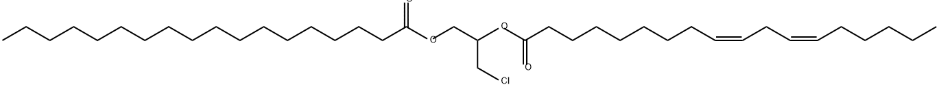 1-Stearoyl-2-Linoleoyl-3-chloropropanediol Structure