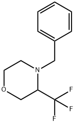 4-BENZYL-3-(TRIFLUOROMETHYL)MORPHOLINE 구조식 이미지