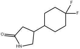 4-(4,4-difluorocyclohexyl)pyrrolidin-2-one Structure