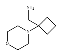 Cyclobutanemethanamine, 1-(4-morpholinyl)- Structure