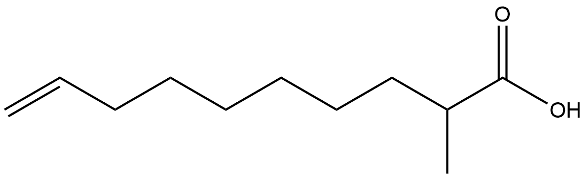 2-Methyldec-9-enoic acid Structure