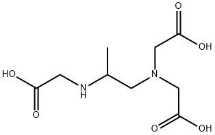 Glycine, N-(carboxymethyl)-N-[2-[(carboxymethyl)amino]propyl]- Structure