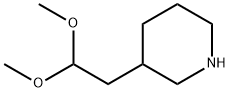 Piperidine, 3-(2,2-dimethoxyethyl)- Structure