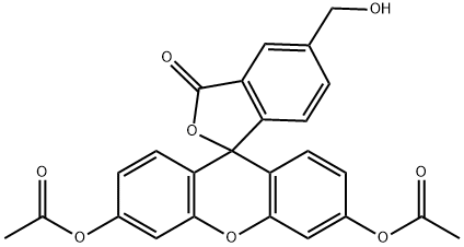 5-Hydroxymethylfluorescein diacetate Structure